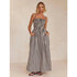 'Sancia' Striped Maxi Dress - Celes Fashion